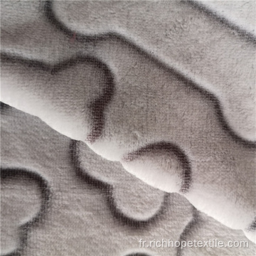 Textile de flanelle d&#39;impression recto verso de conception animale